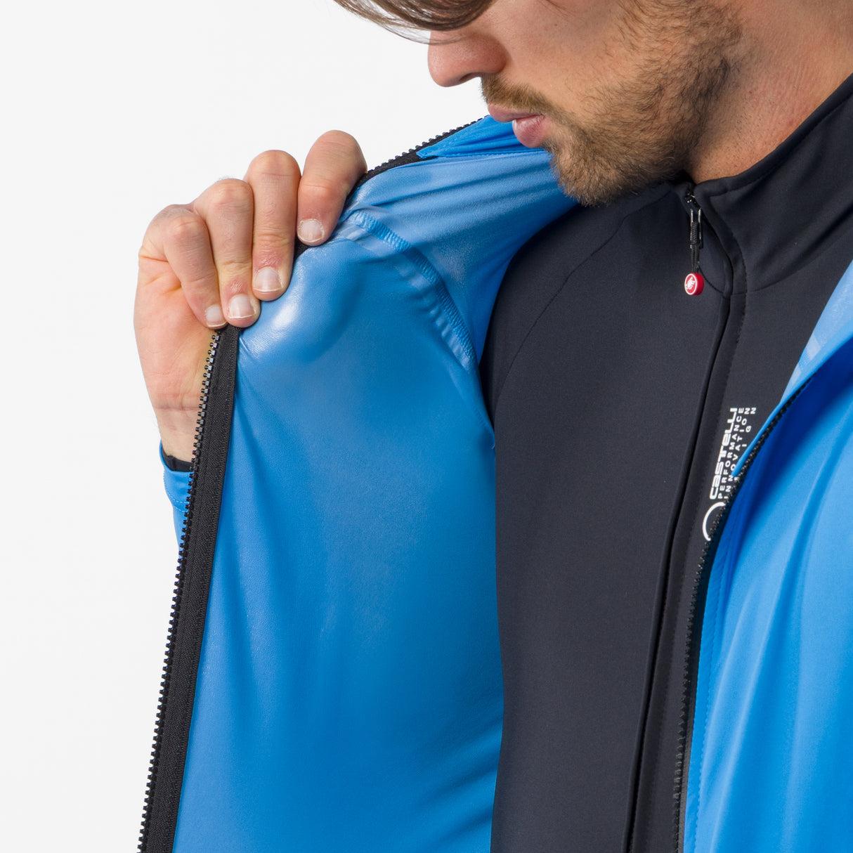 Capa Castelli Ultra Rain Cape - Azul