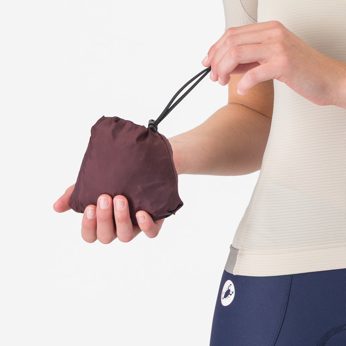 Castelli Aria Shell 2 women jacket - Bordeaux