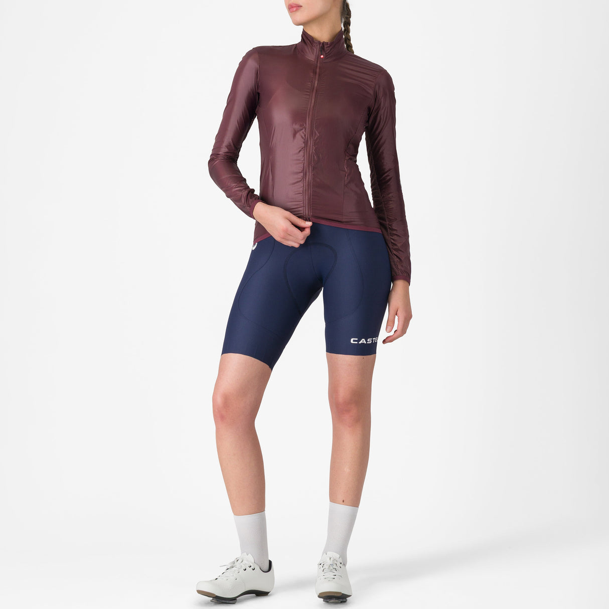 Castelli Aria Shell 2 women jacket - Bordeaux