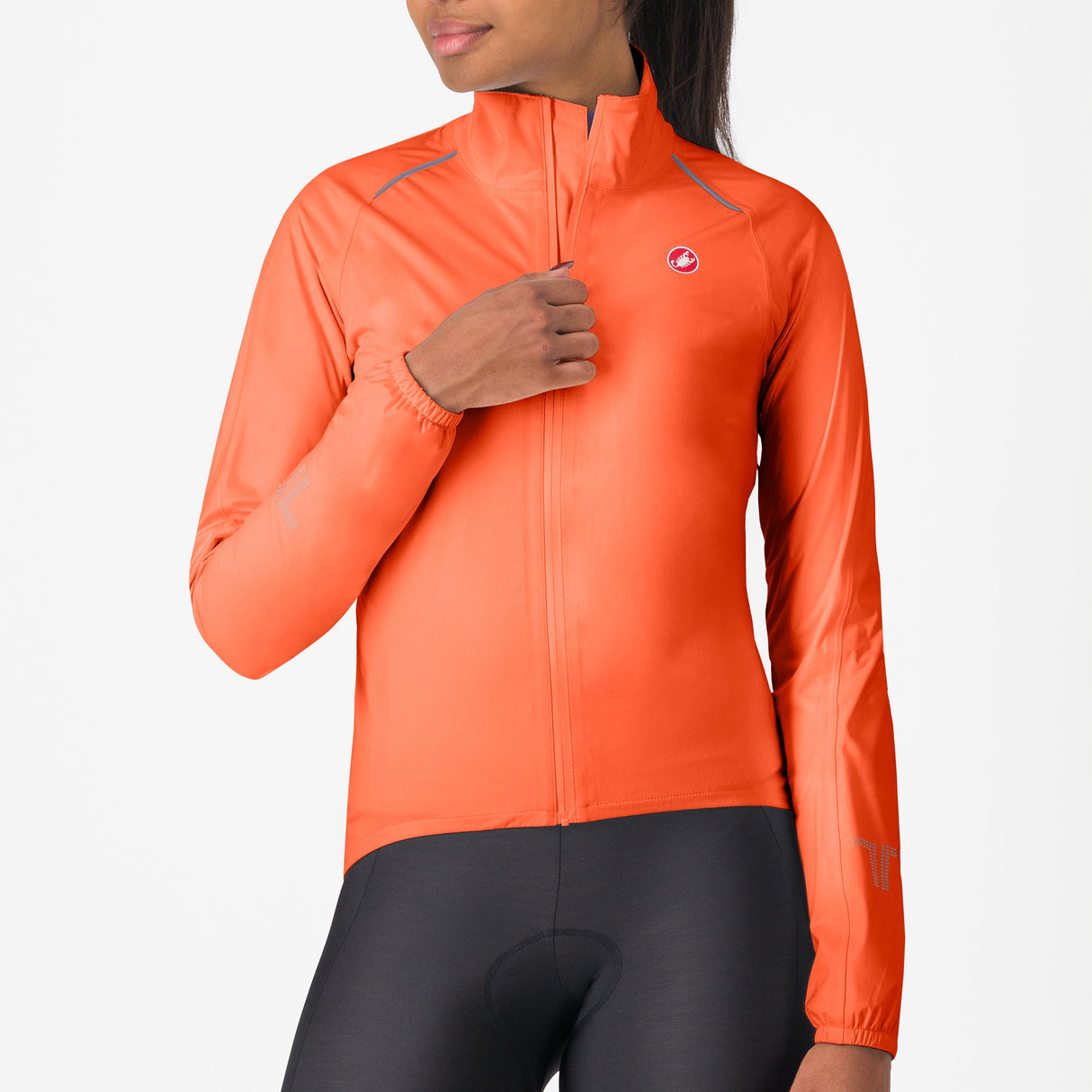 Chaquetas mujer Castelli Emergency 3 Rain - Naranja