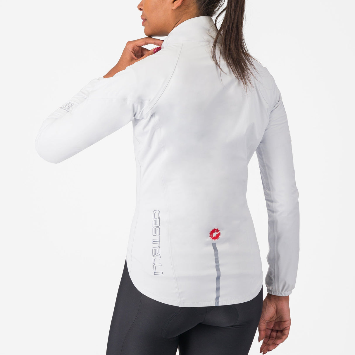 Mantellina donna Castelli Emergency 3 Rain - Bianco Castelli