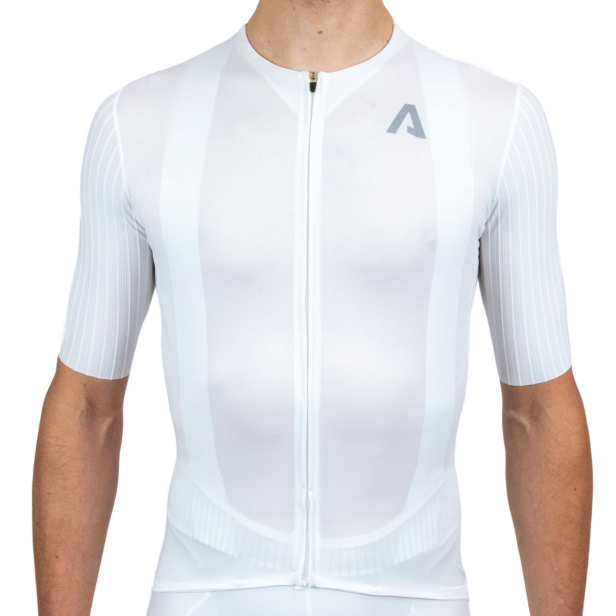 Maglia All4cycling Race Color - Bianco