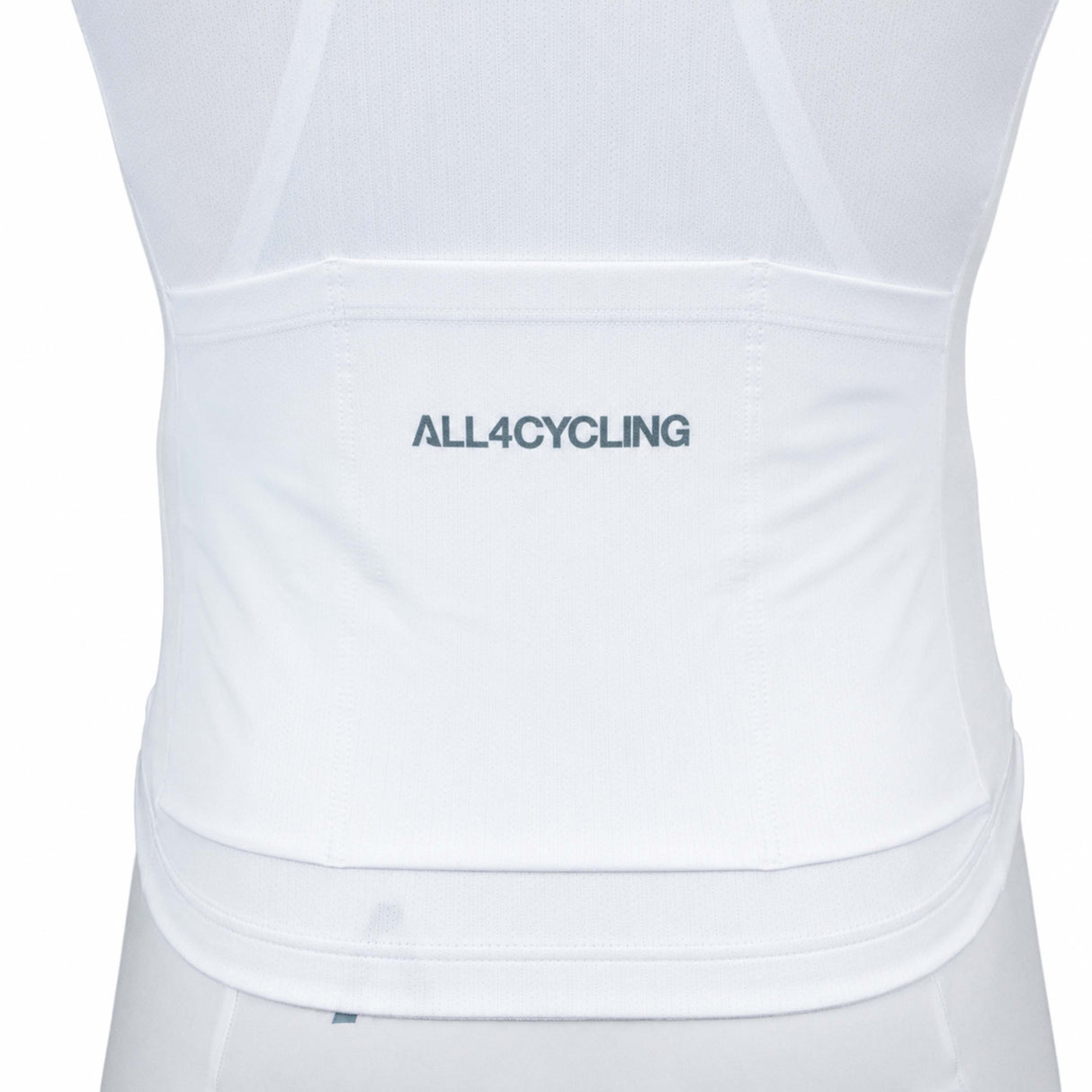 Maglia All4cycling Race Color - Bianco