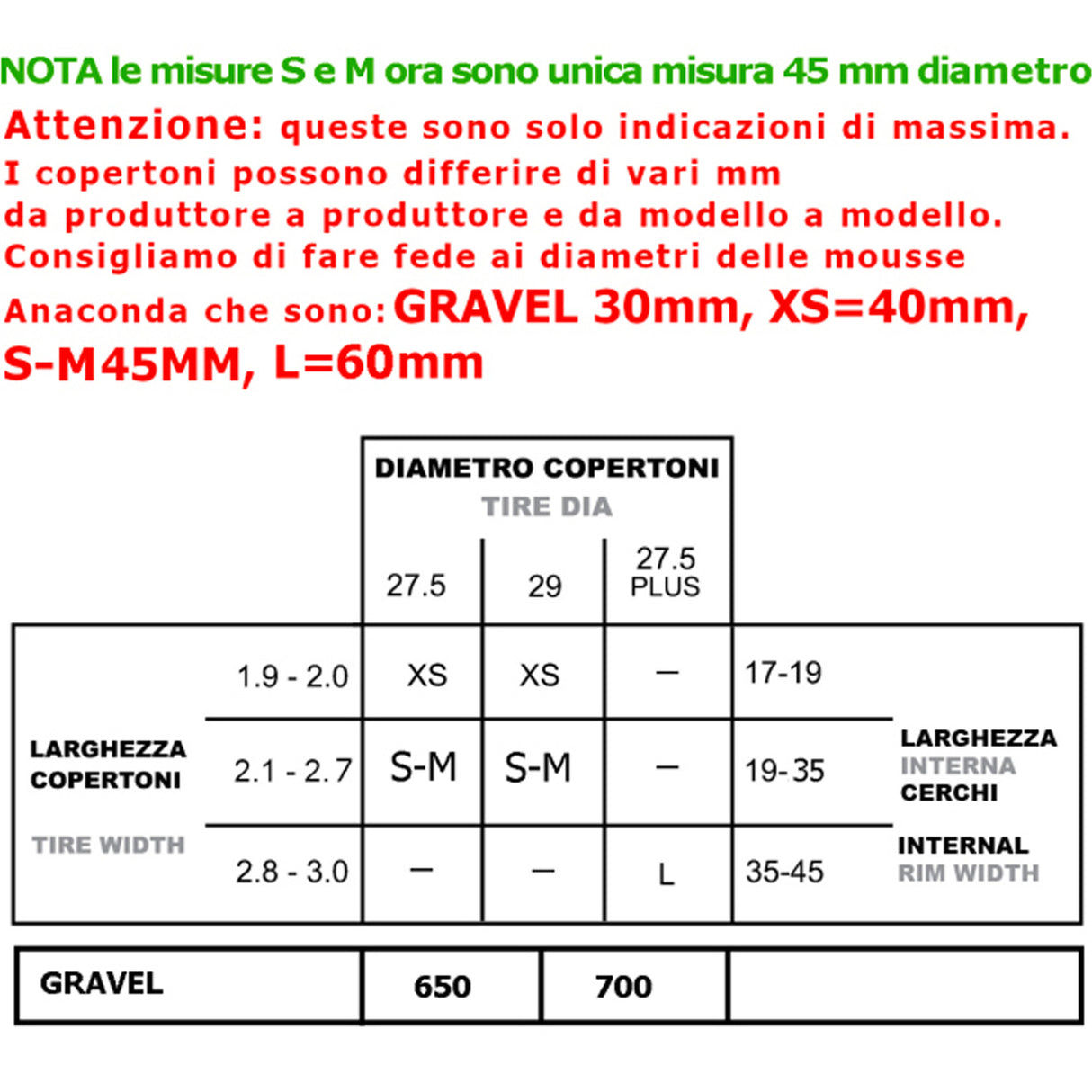 Mousse Barbieri Anaconda Gravel - 650x30 Barbieri