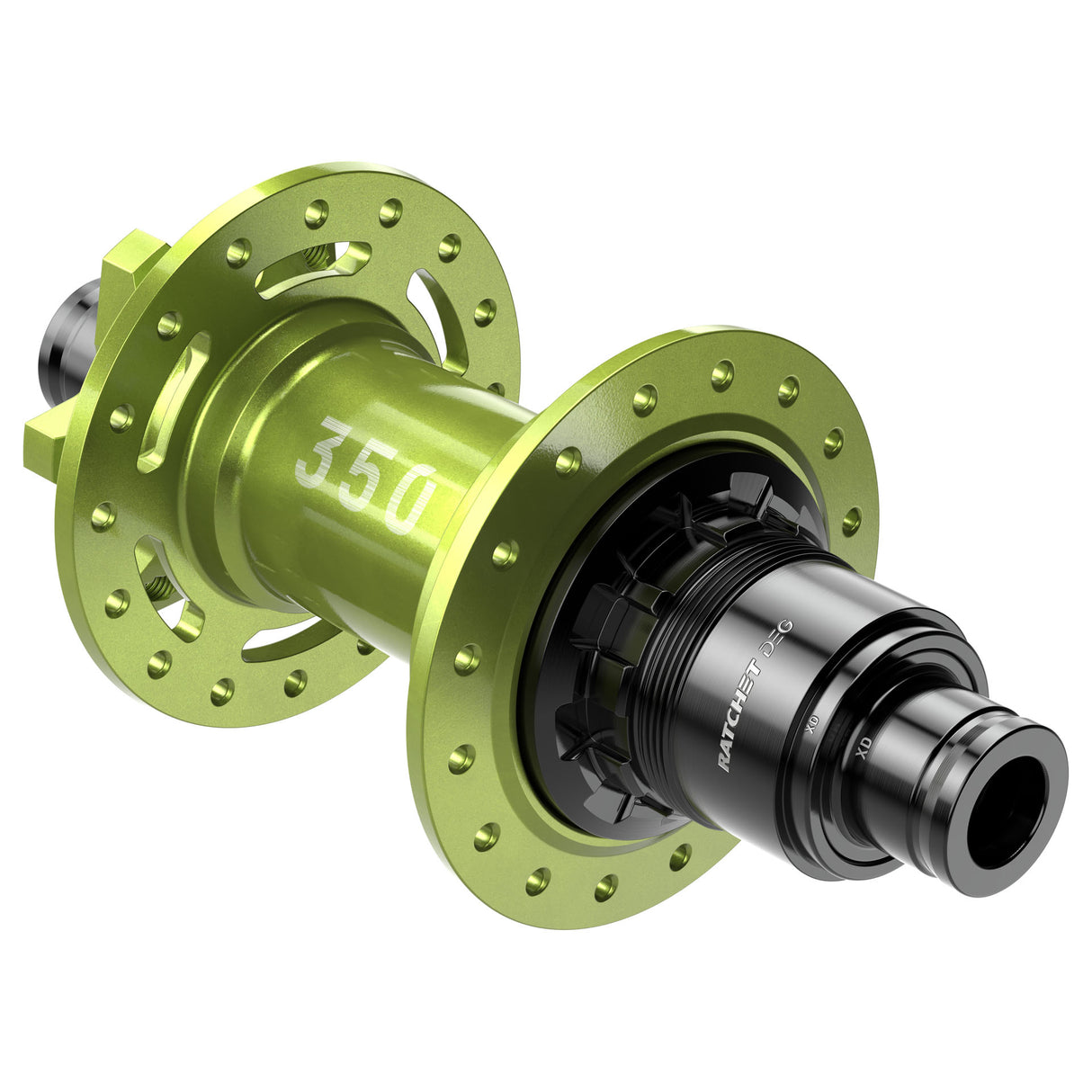 Mozzo posteriore Dt Swiss 350 148/12 IS R32 Boost H Deg LTD - Verde DT Swiss