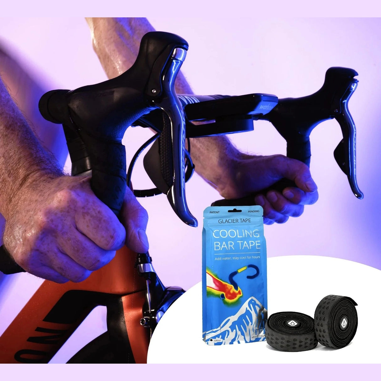 Nastro manubrio refrigerante Ultra Cool Tech Glacier - Nero Ultra Cool Tech