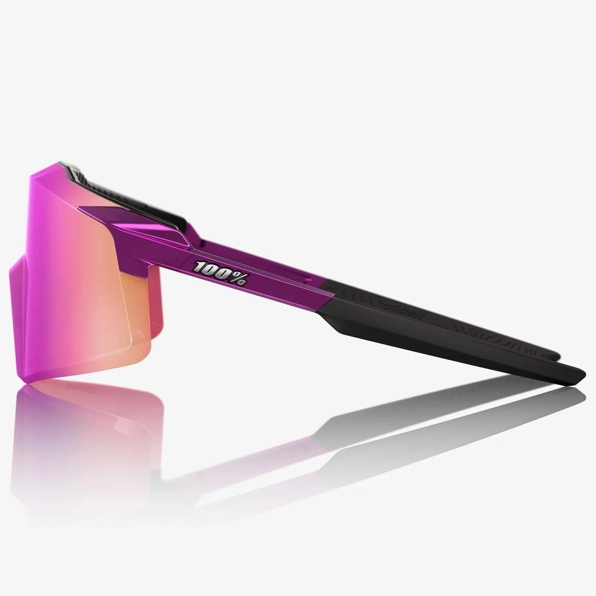 100% Aerocraft Brille - Gloss Purple Chrome Purple Multilayer