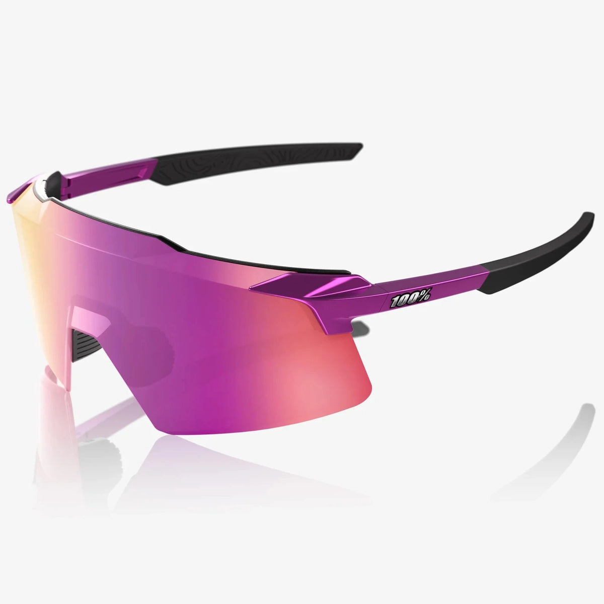 100% Aerocraft Brille - Gloss Purple Chrome Purple Multilayer