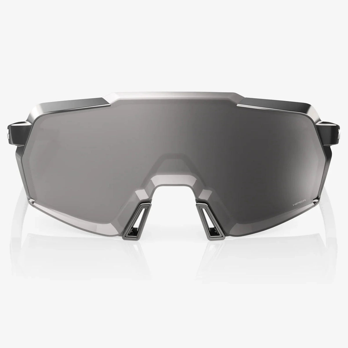 100% Korbin Brille - Gloss Black Chrome HiPER Silver Mirror
