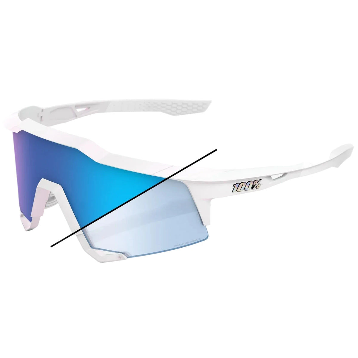 100% Speedcraft - Bastille Blue Mirror Photochromic