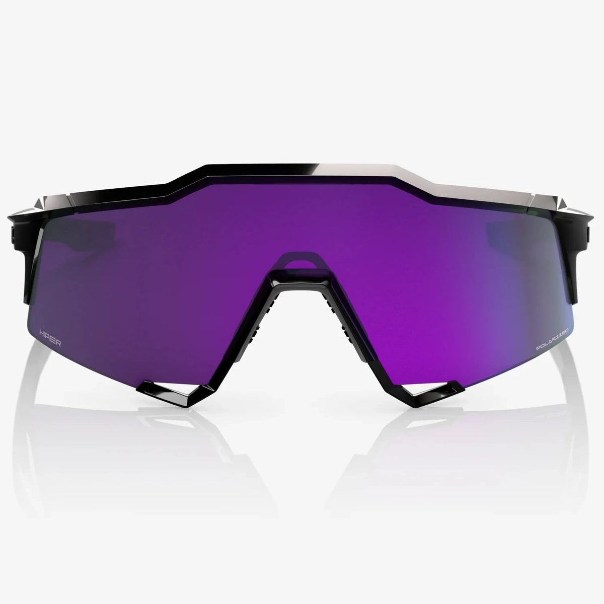 Occhiali 100% Speedcraft - Polished Black HiPER Lavender Mirror Polarized 100percent
