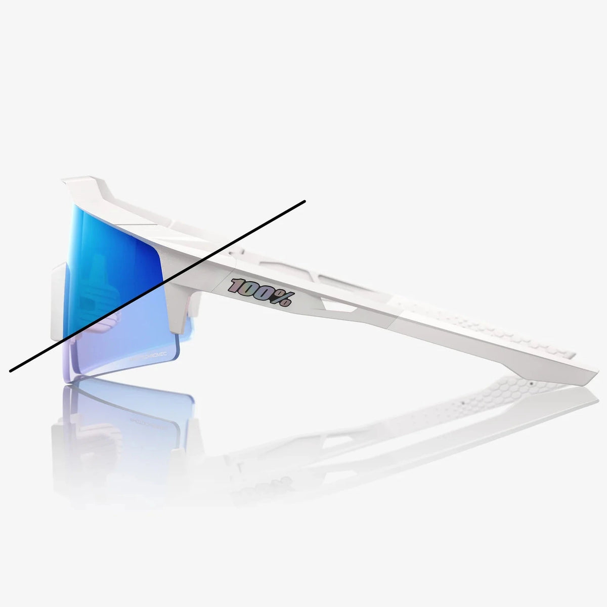 100% Speedcraft SL Glasses - Bastille Blue Mirror Photochromic