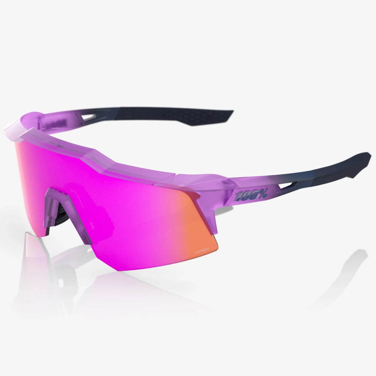 100% Speedcraft XS Glasses - Toyoko HiPER Vital Pink Mirror