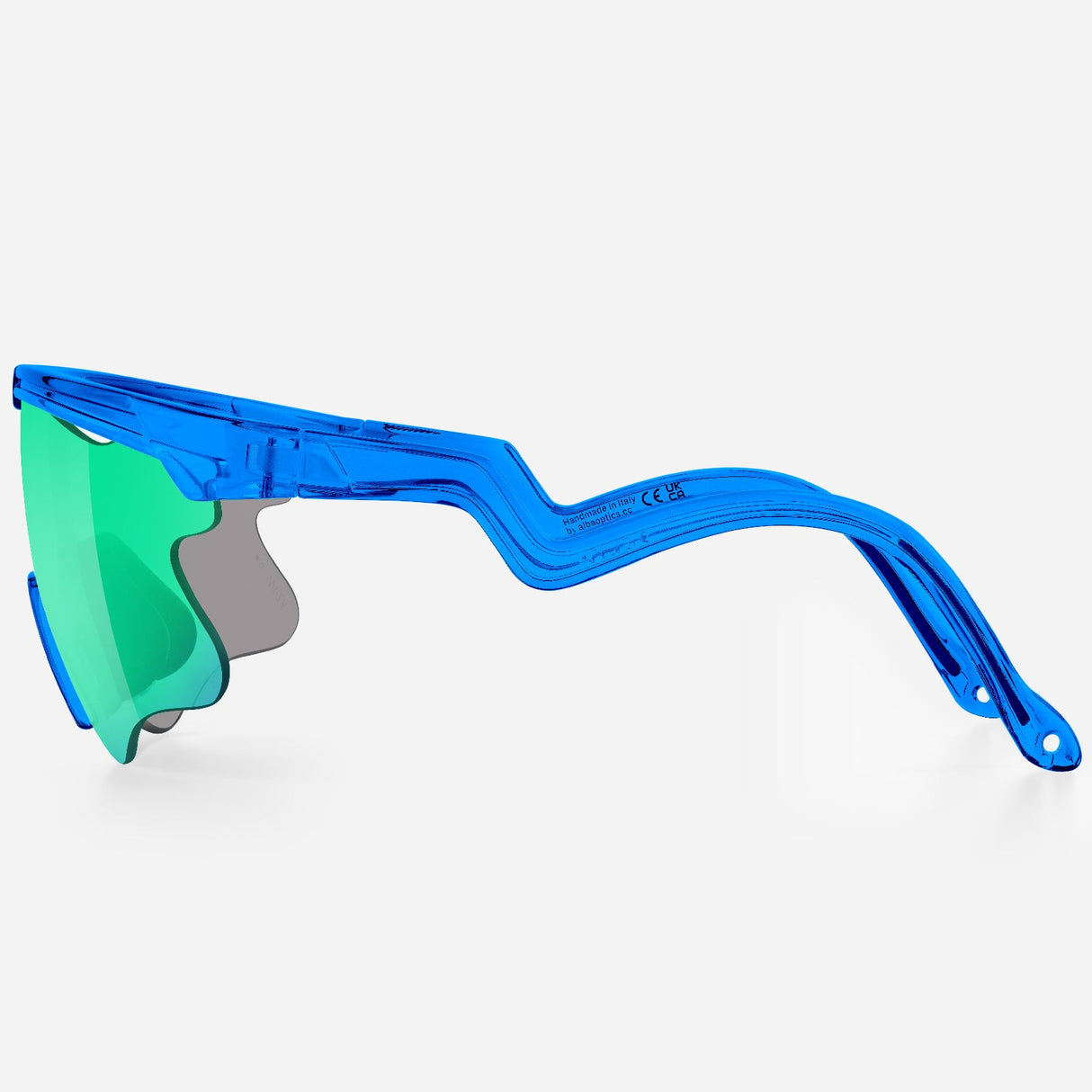 Brille Alba Optics Delta Lei - Blue Glossy Vzum F-Lens Beetle
