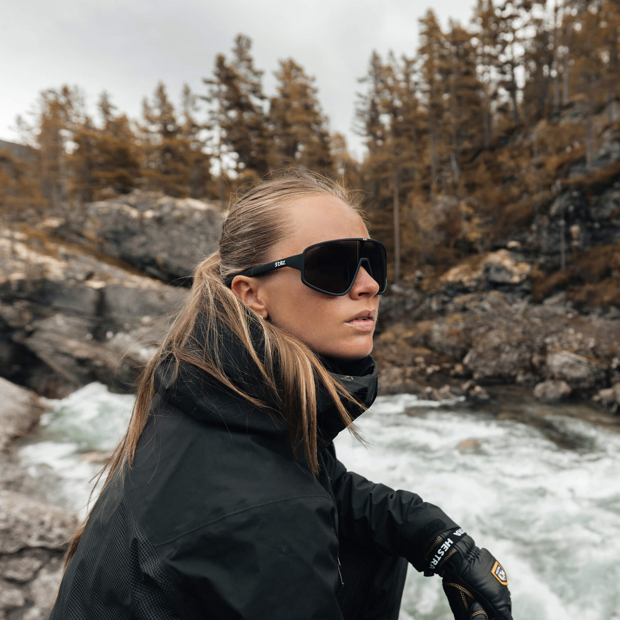 Occhiali Bliz A004 - Matte Black Smoke Bliz