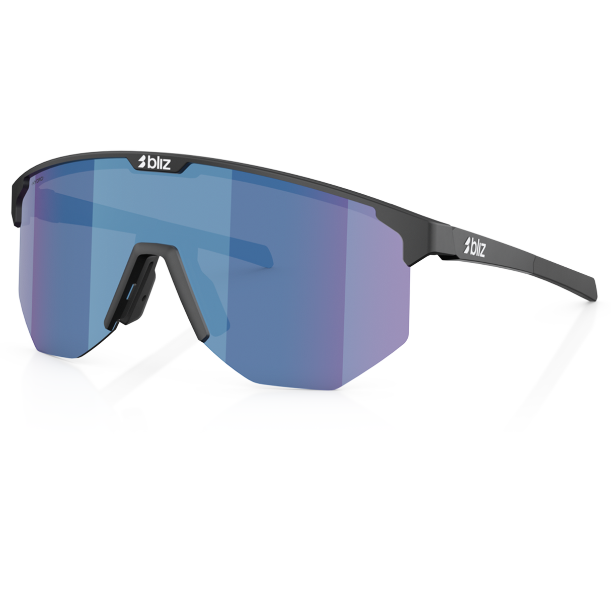Occhiali Bliz Hero Small - Matte Black Smoke Blue Bliz