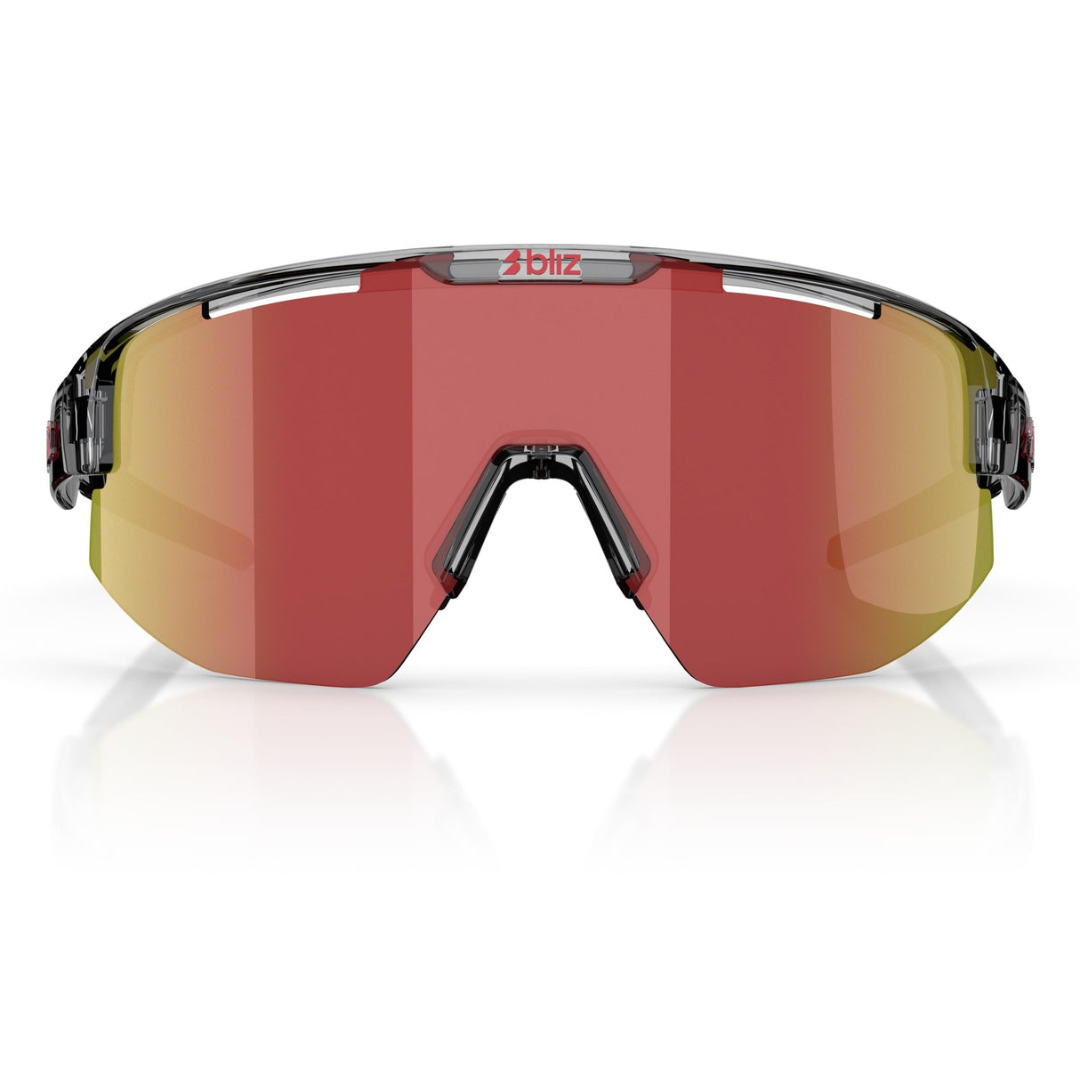 Occhiali Bliz Matrix - Transparent Dark Grey Red Bliz
