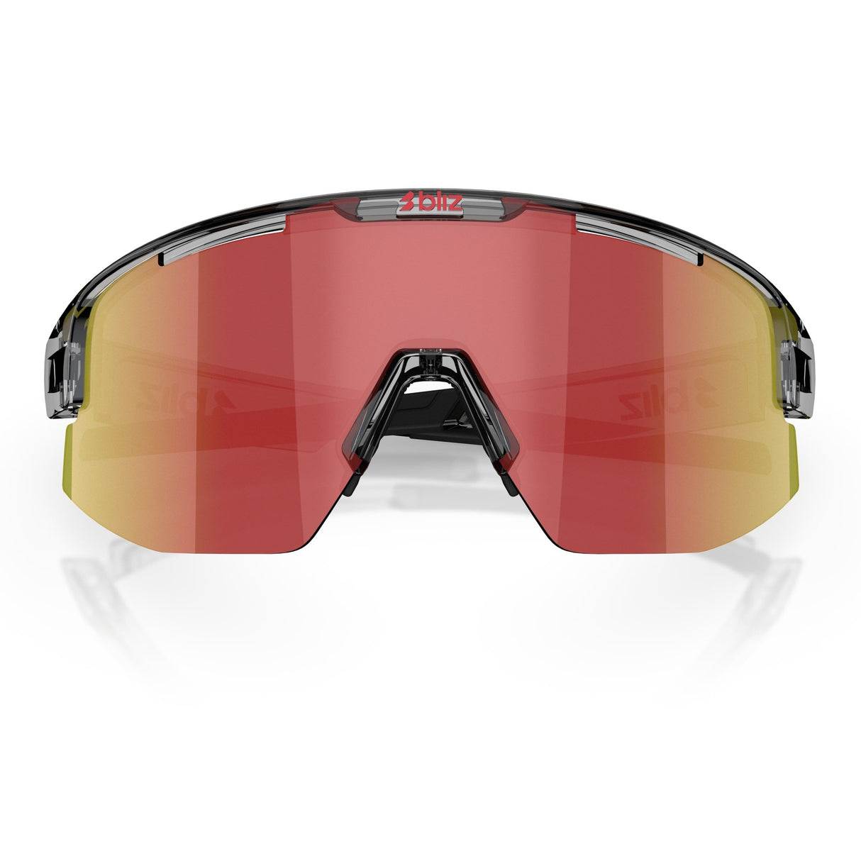 Occhiali Bliz Matrix - Transparent Dark Grey Red Bliz