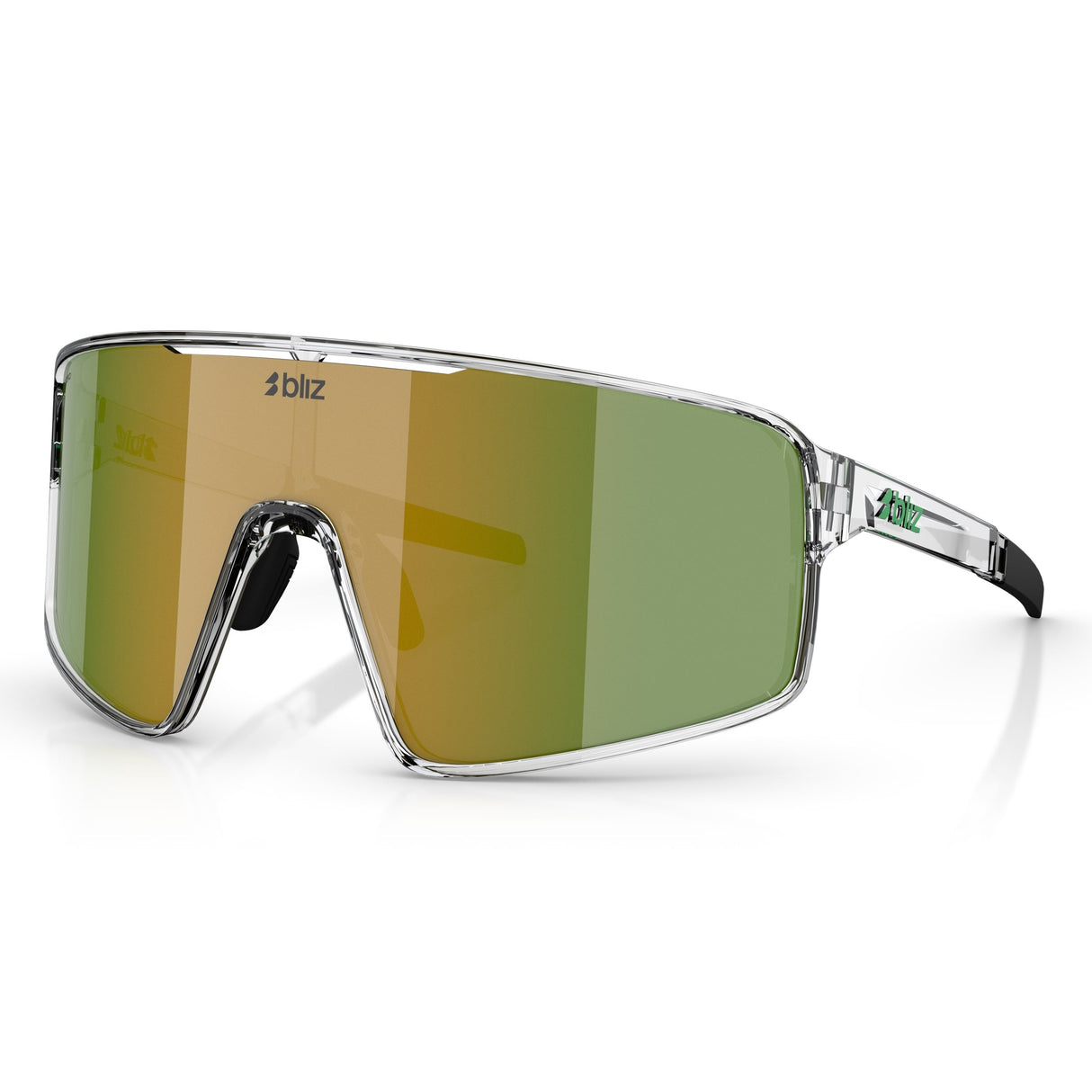 Occhiali Bliz P001 Small - Transparent White Green Bliz