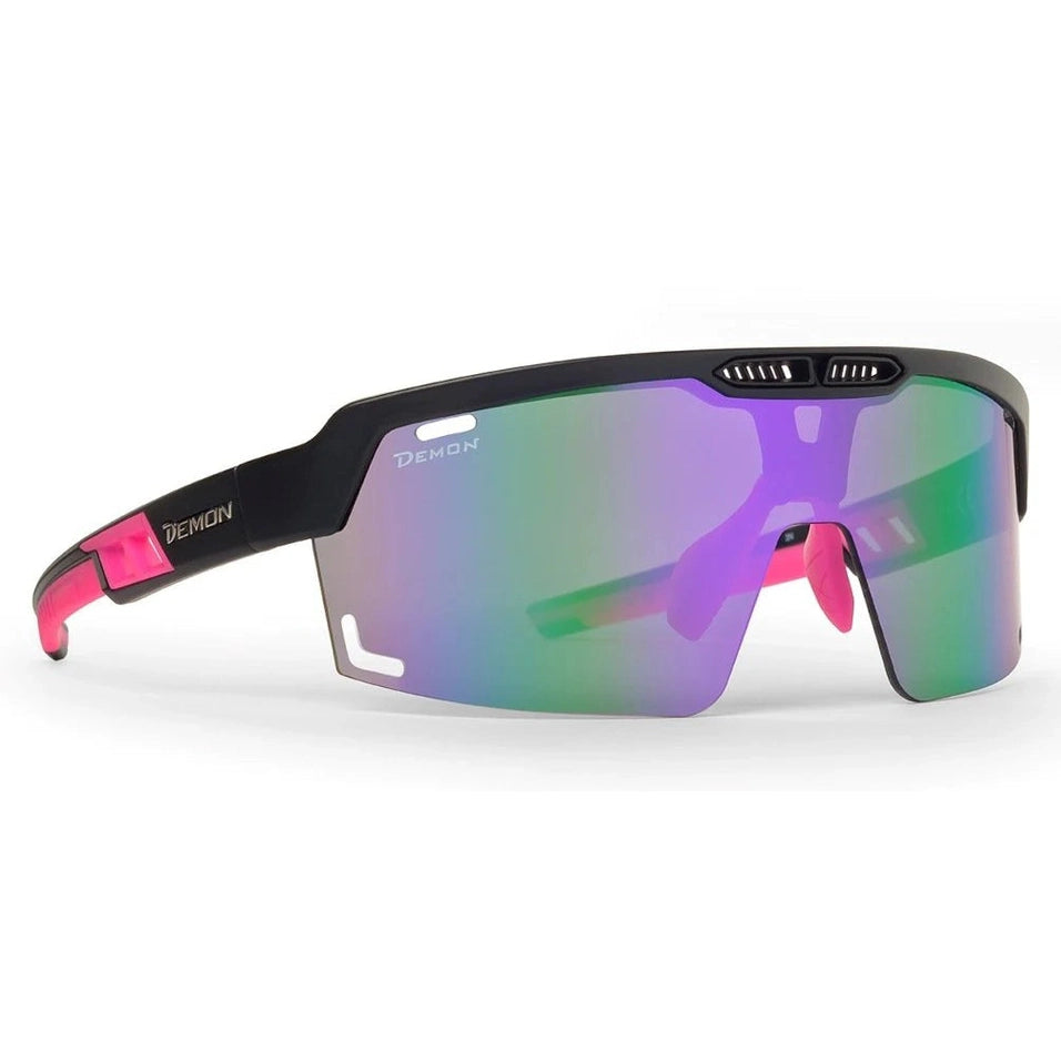 Occhiali Demon Speed Vent - Matt Black Purple Demon