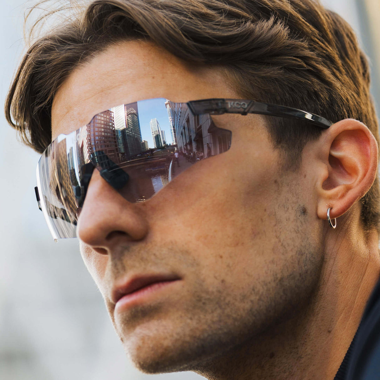 Occhiali KOO Nebula - Black Glass Graphite Photo KOO