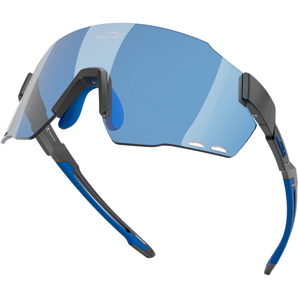 Lunettes Magicshine Windbreaker - Noir bleu