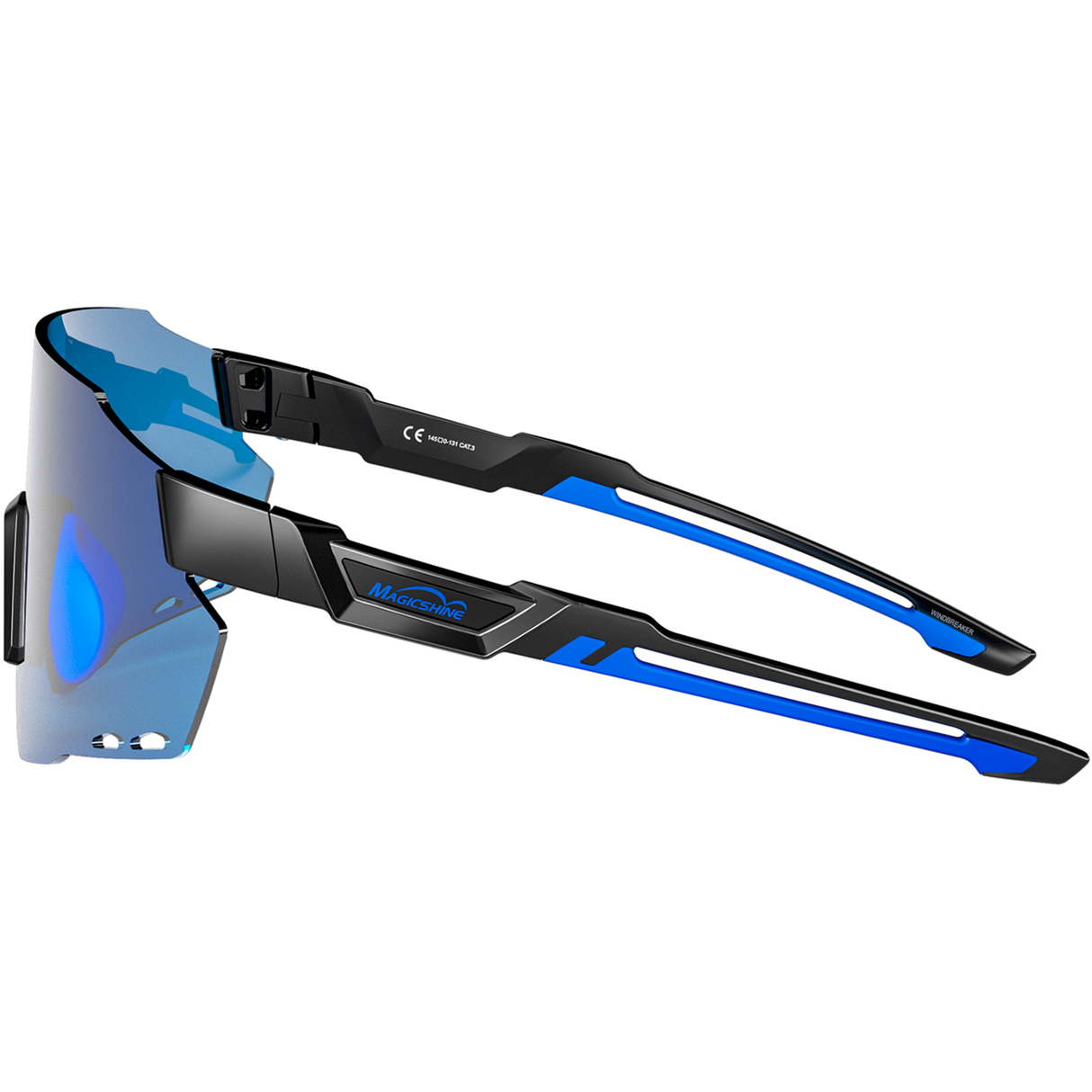 Lunettes Magicshine Windbreaker - Noir bleu