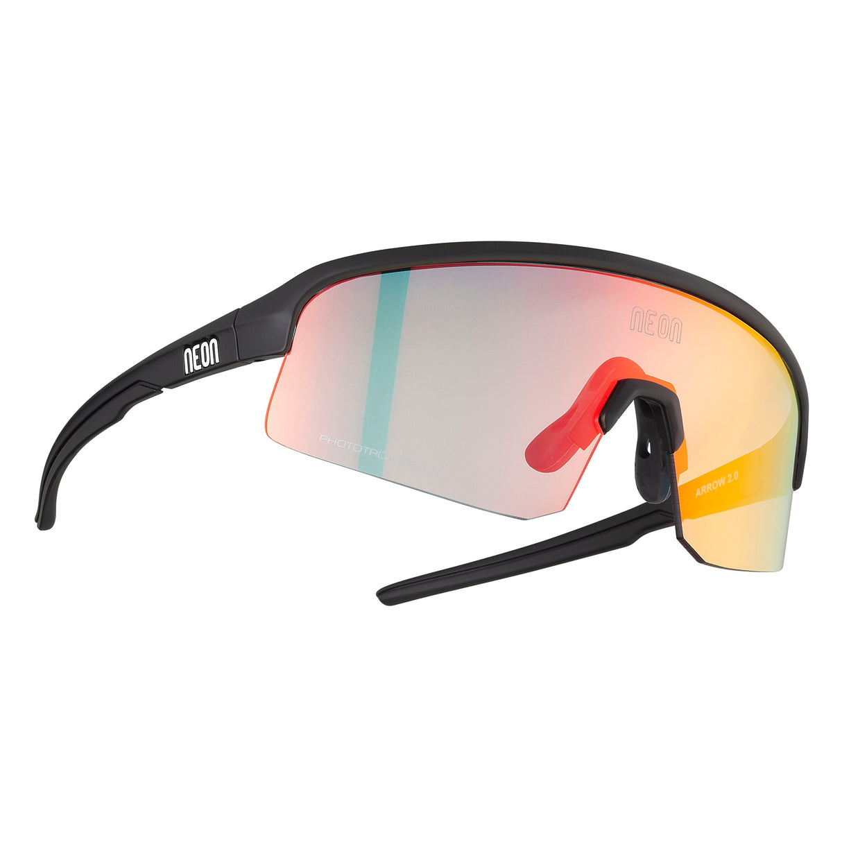 Neon Viper Teenager brille - Black photo red