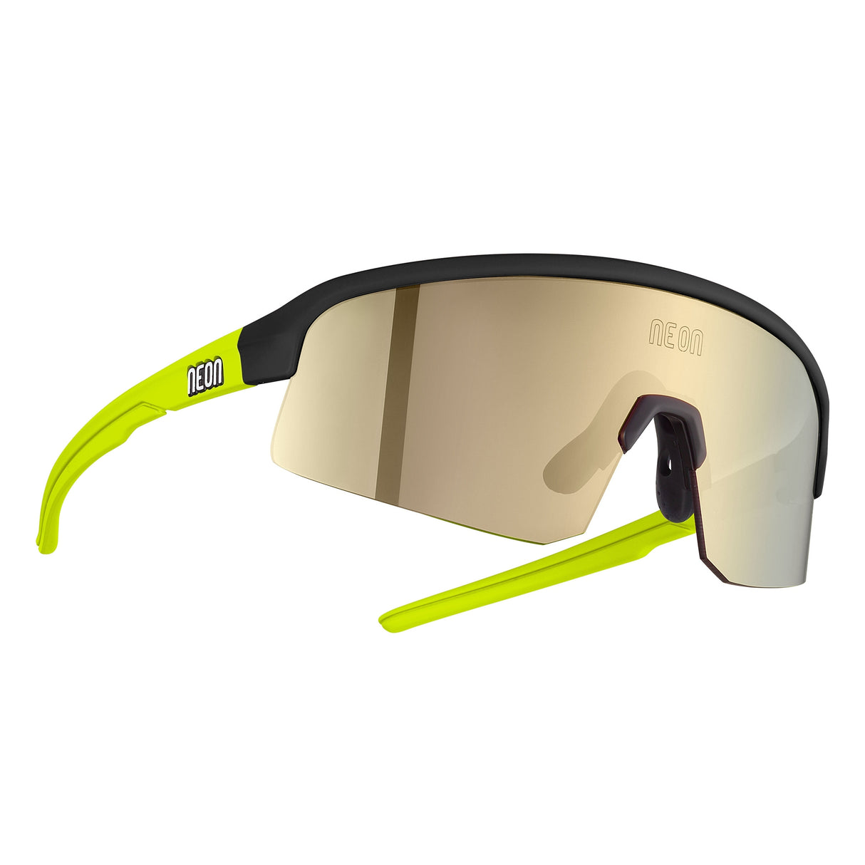 Lunettes Neon Viper Teenager - Black yellow mirror bronze