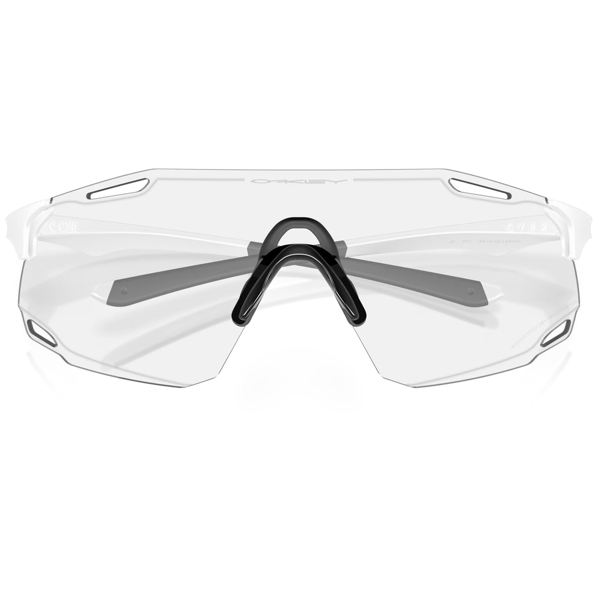 Oakley Cybr Dyno Glasses - Matte white iridium photochromic
