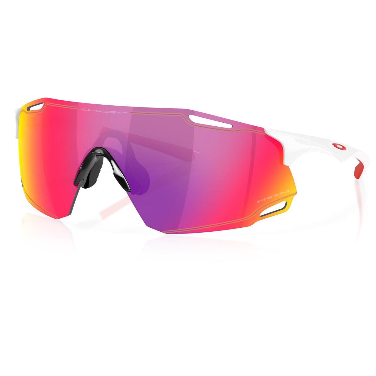 Occhiali Oakley Cybr Dyno - Polished white prizm road