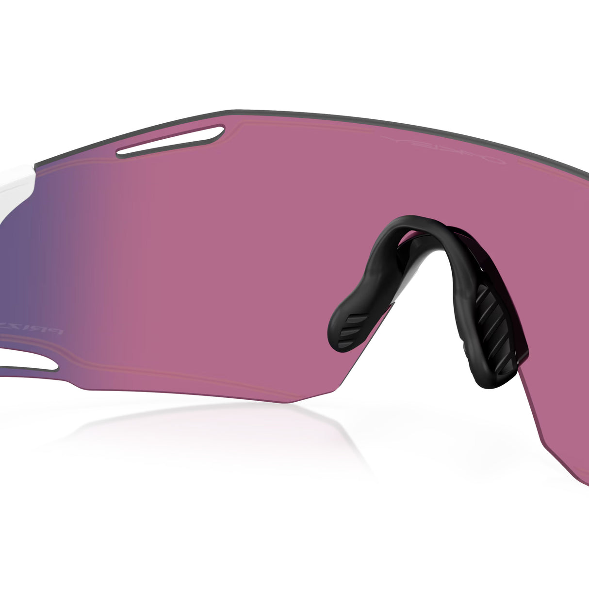 Occhiali Oakley Cybr Dyno - Polished white prizm road