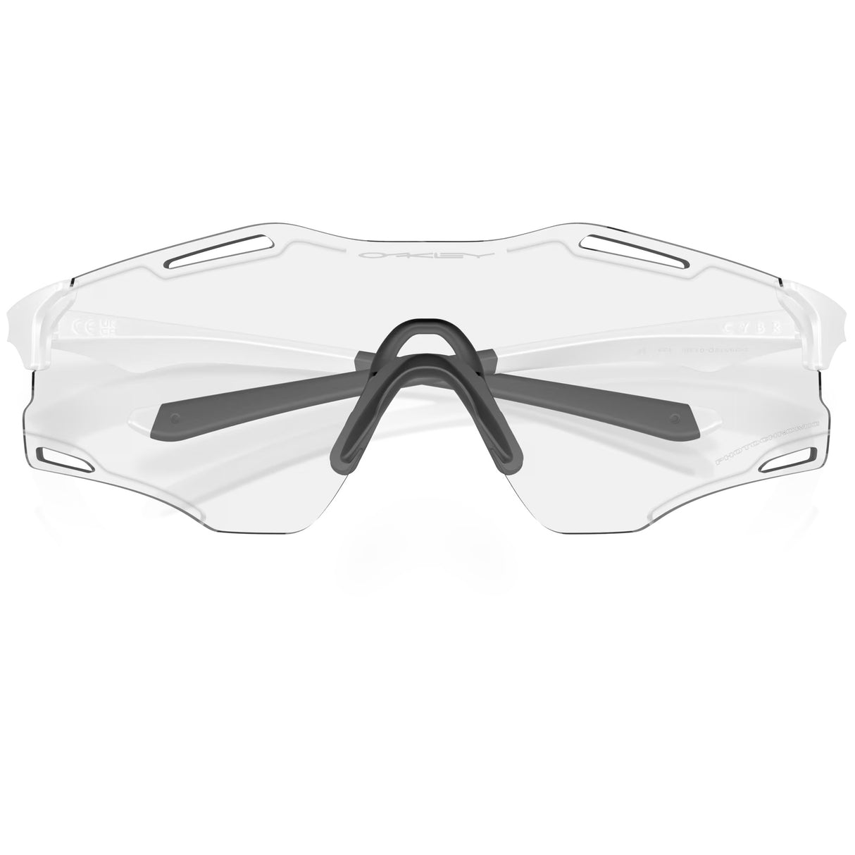 Occhiali Oakley Cybr Zero - Matt white iridium photochromic Oakley