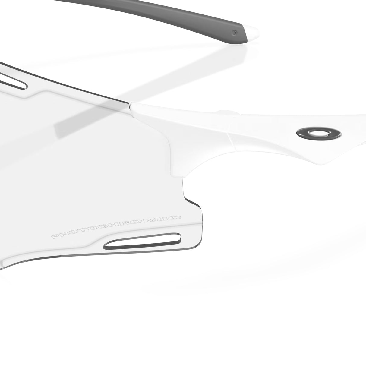 Occhiali Oakley Cybr Zero - Matt white iridium photochromic Oakley