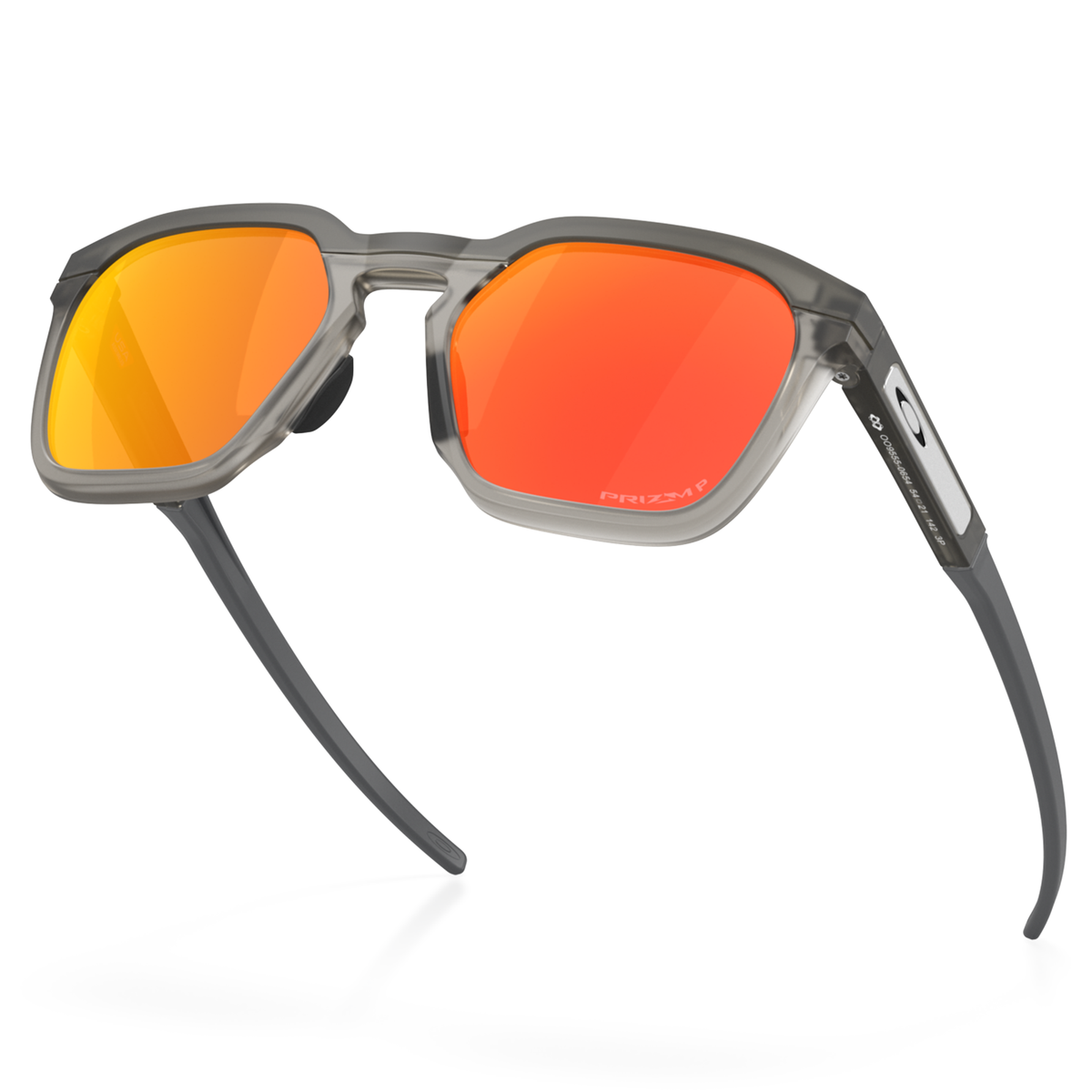 Oakley HSTN SQ 2.0 Brille - Matte Grey Smoke Prizm Ruby Polarized