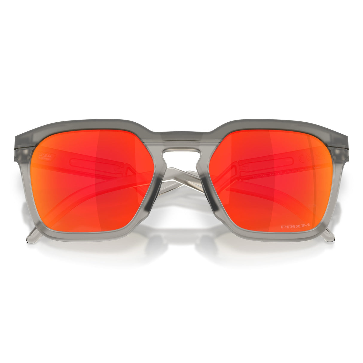 Occhiali Oakley HSTN SQ - Matte Grey Smoke Prizm Ruby Oakley