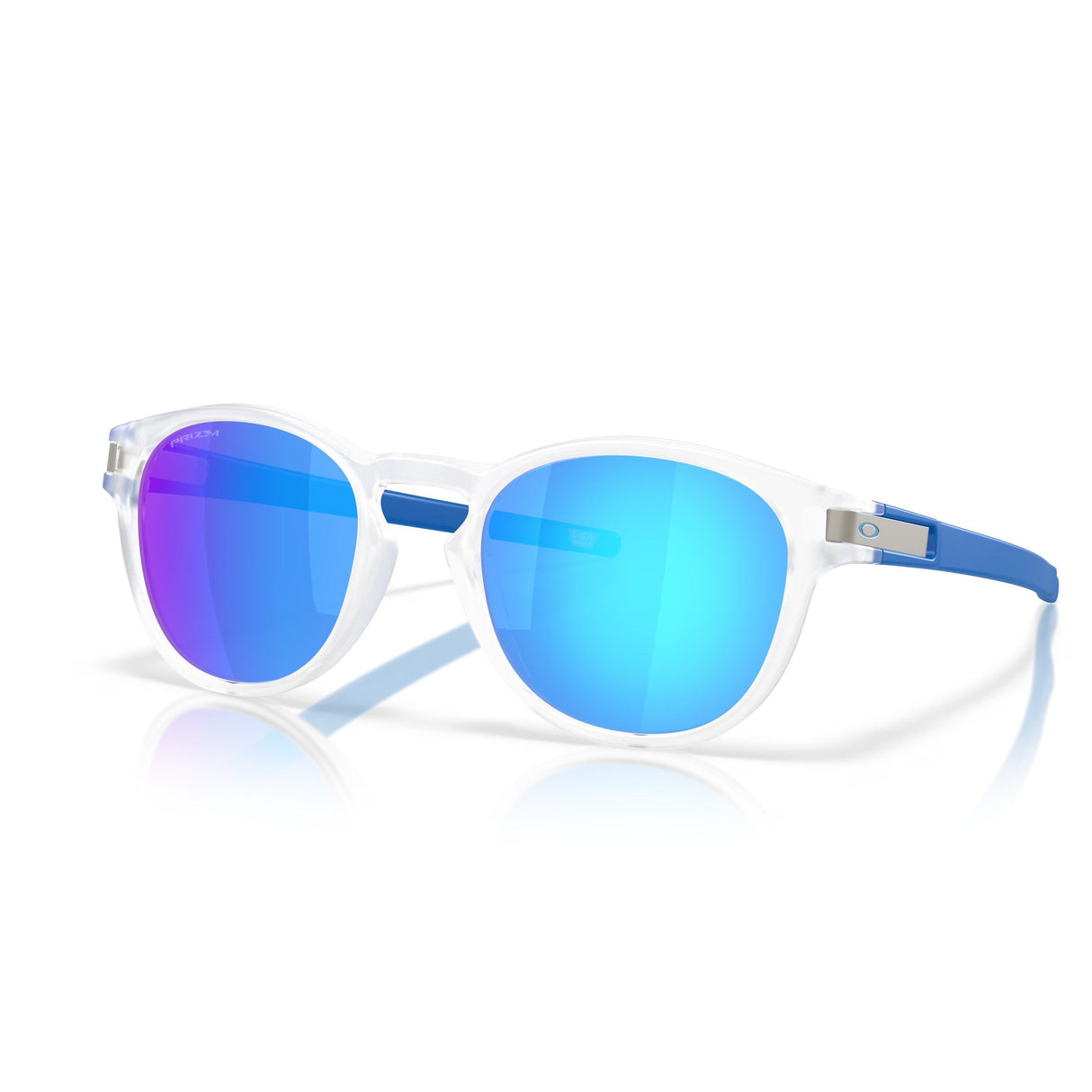 Occhiali Oakley Latch - Matte Clear Prizm Sapphire Oakley