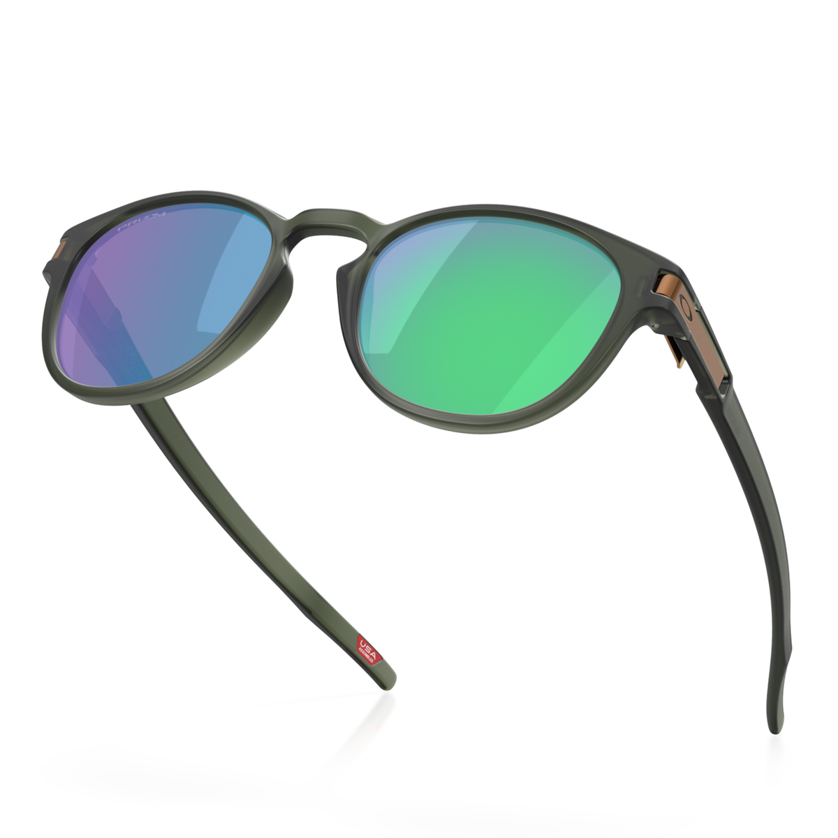 Occhiali Oakley Latch - Olive Matte Ink Prizm Jade Oakley