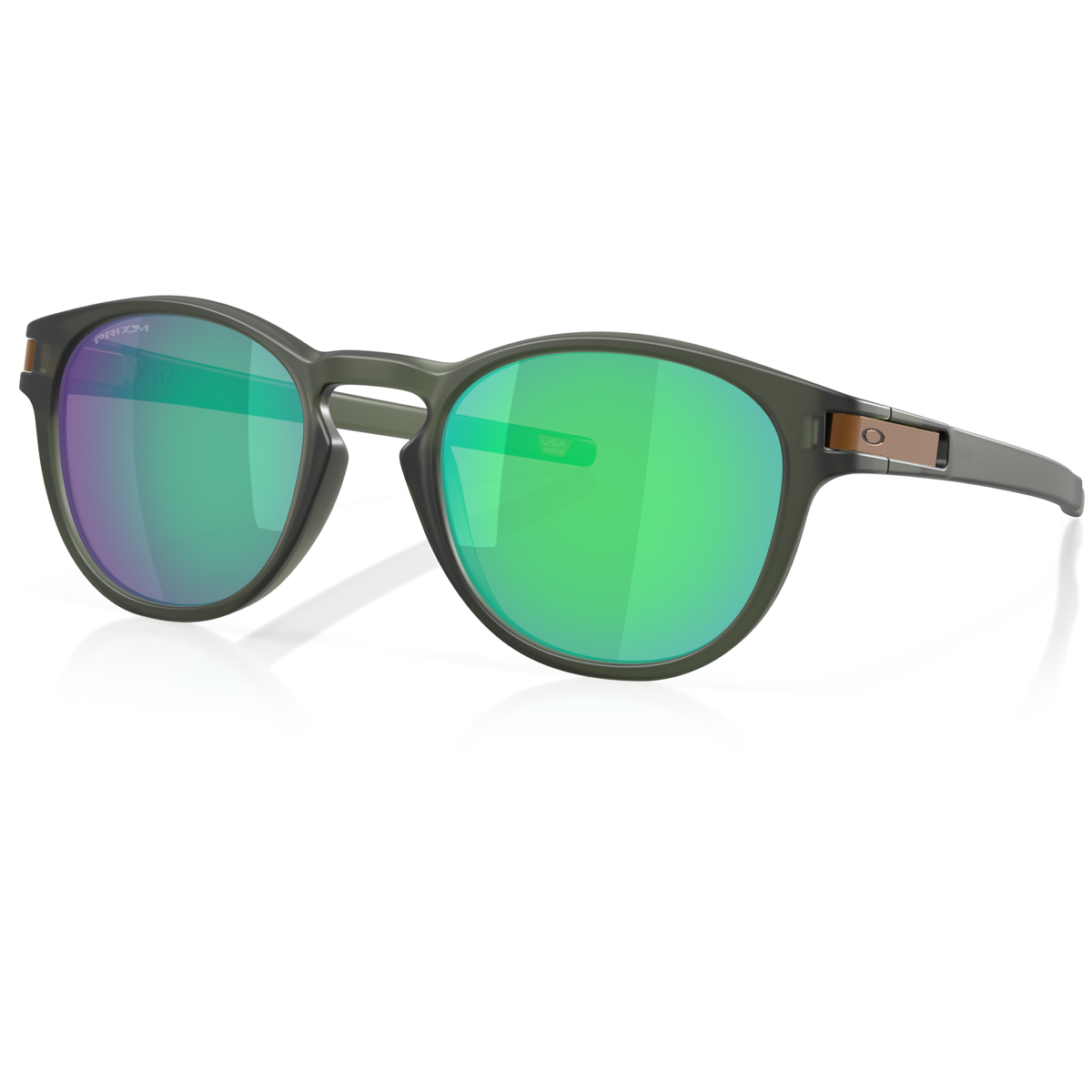 Occhiali Oakley Latch - Olive Matte Ink Prizm Jade Oakley