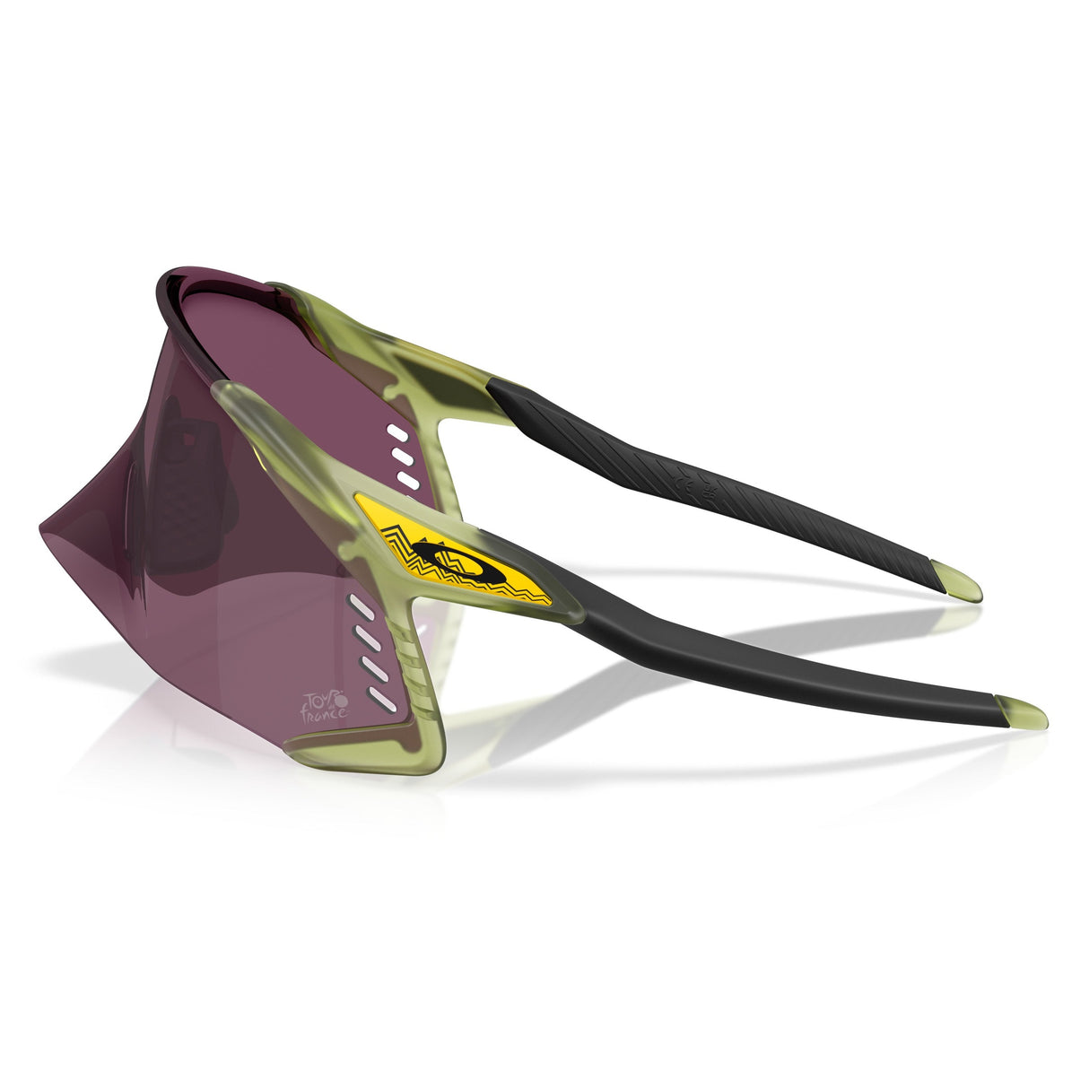 Lunettes Oakley Velo Kato Tour de France - Matte Trans Fern Prizm Road Black