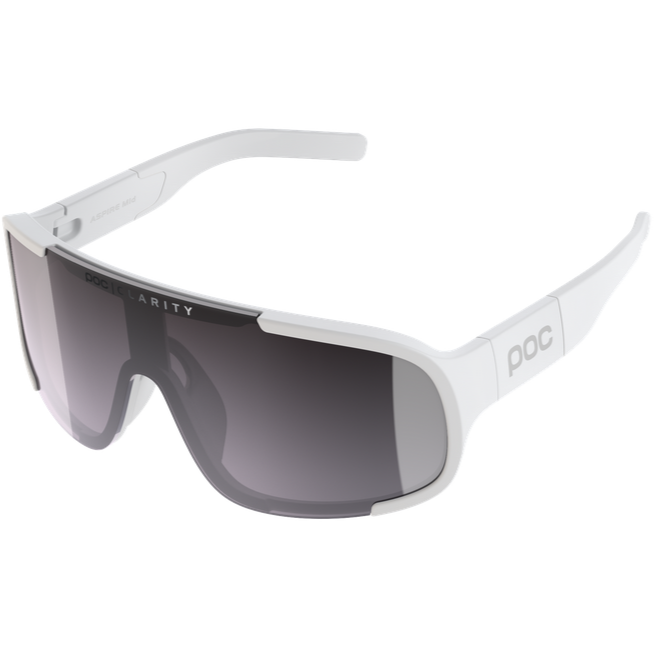 Occhiali Poc Aspire Mid - Hydrogen White Clarity Road Sunny Silver - I