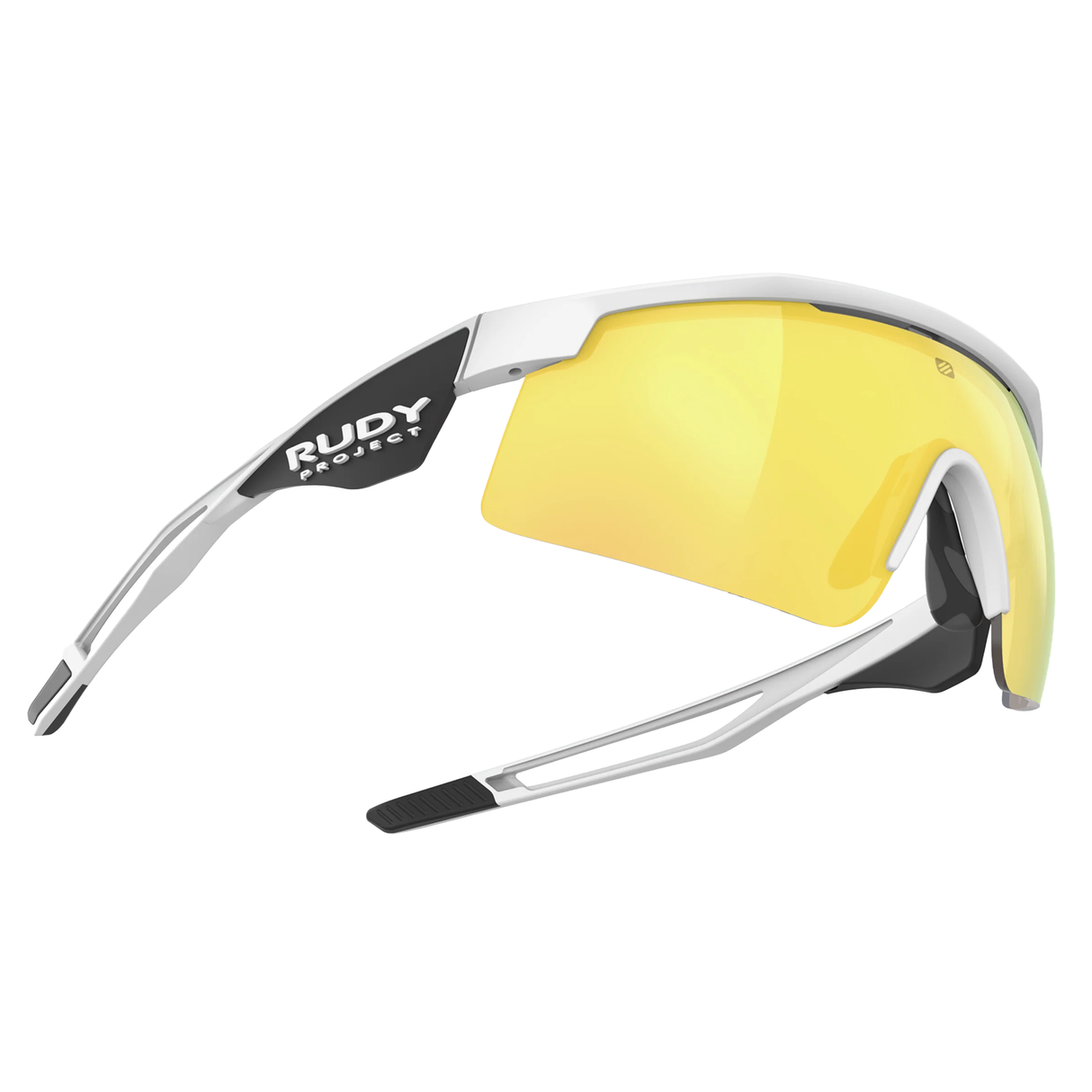 Occhiali Rudy Project Turbolence Racing - White Matte Multilaser Yellow Rudy Project