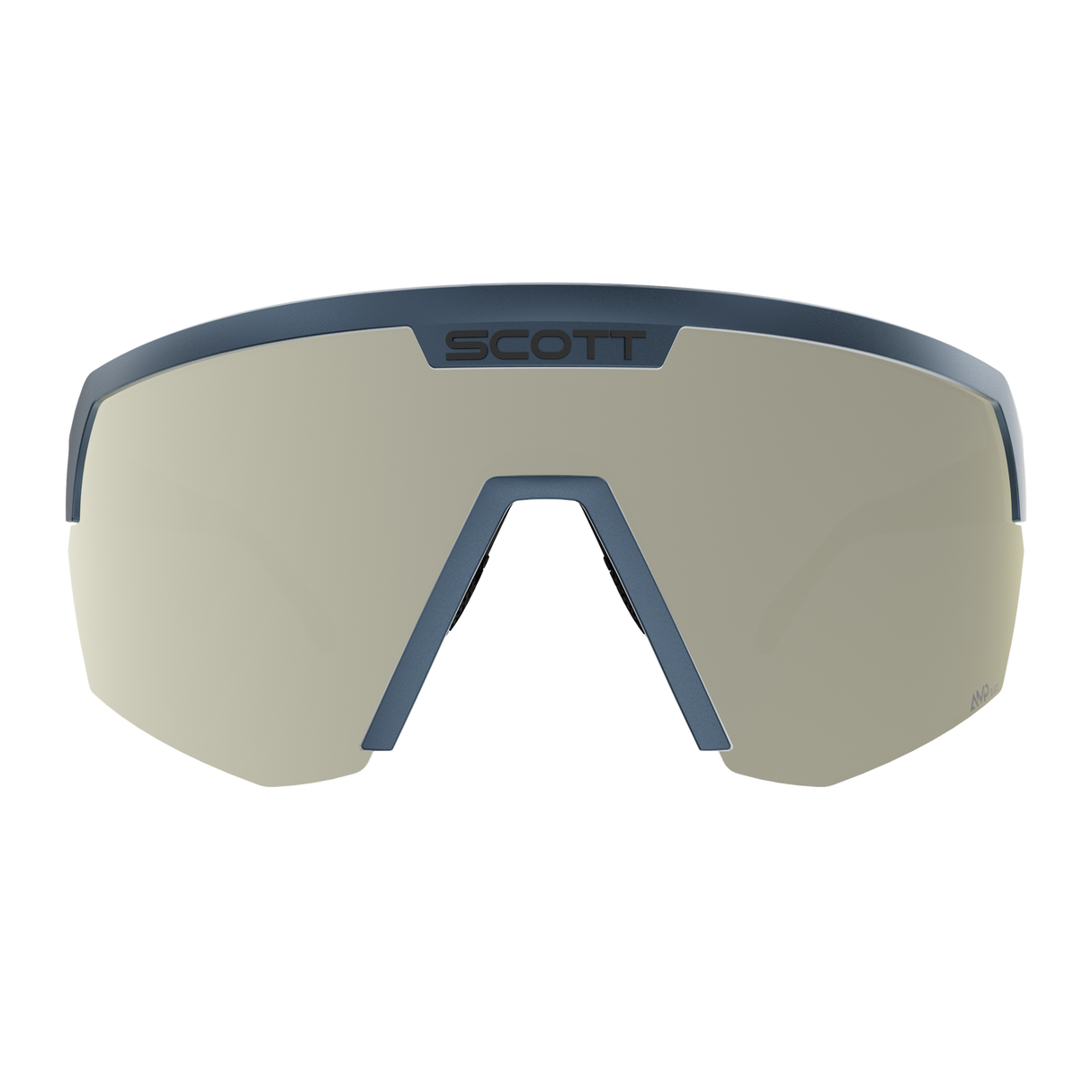 Gafas Scott Sport Shield - Metallic Blue Amp White Chrome