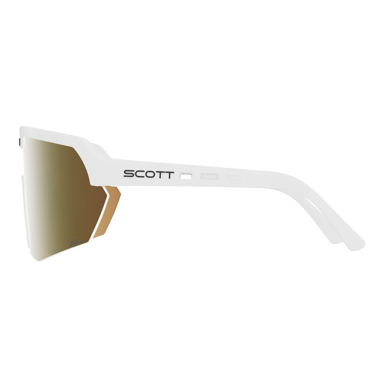 Gafas Scott Sport Shield - White Amp Light Sensitive Gold Chrome