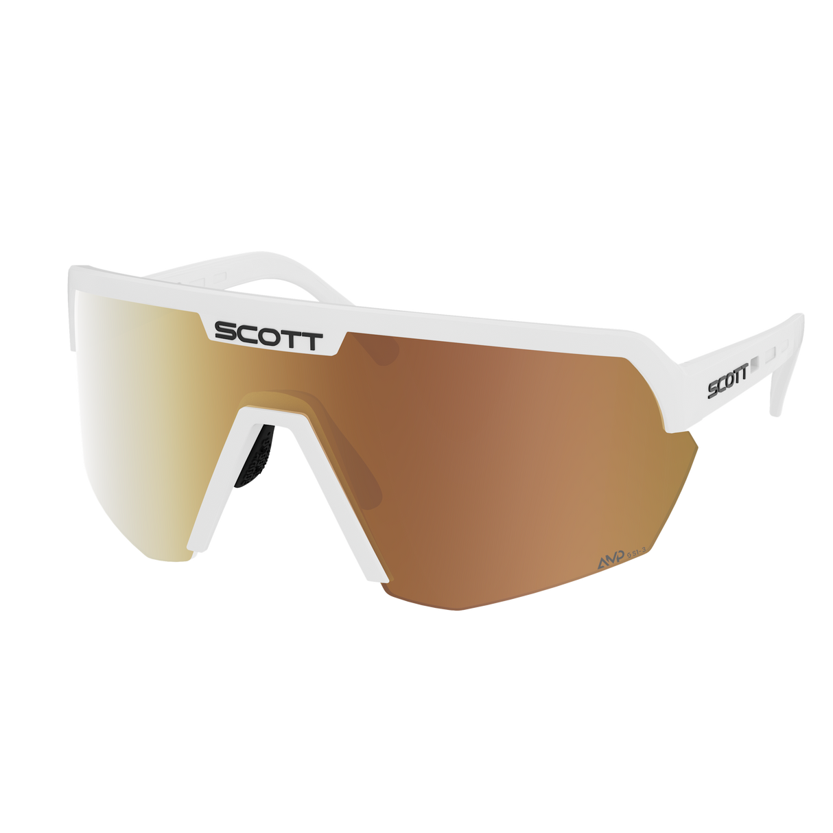 Gafas Scott Sport Shield - White Amp Light Sensitive Gold Chrome