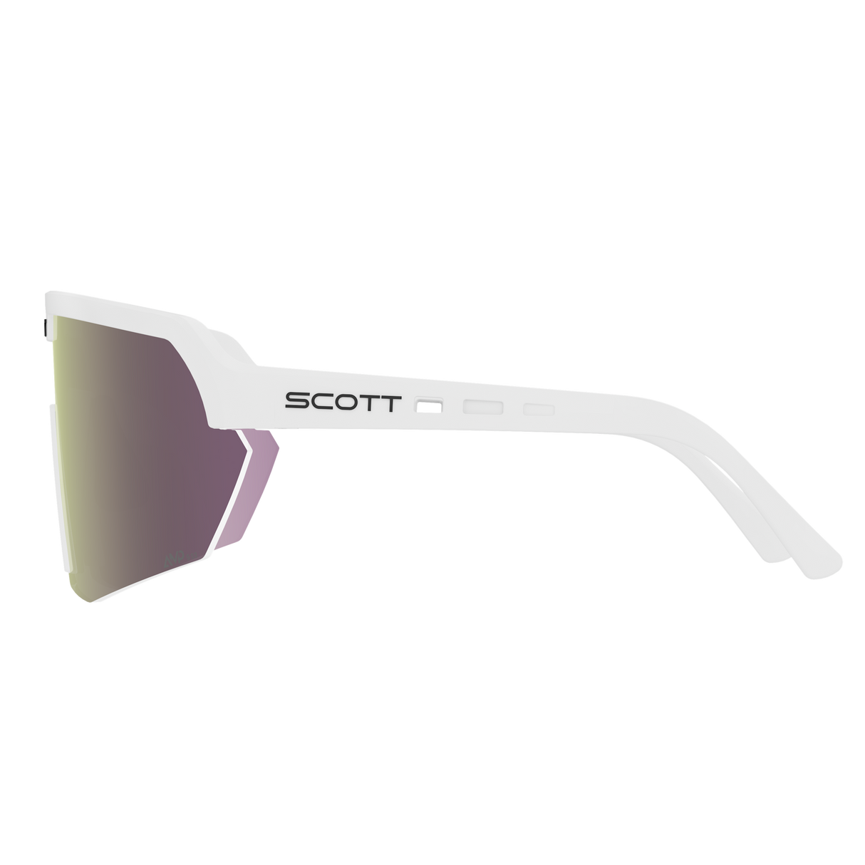Occhiali Scott Sport Shield - White Matt Amp Lavender Chrome Scott