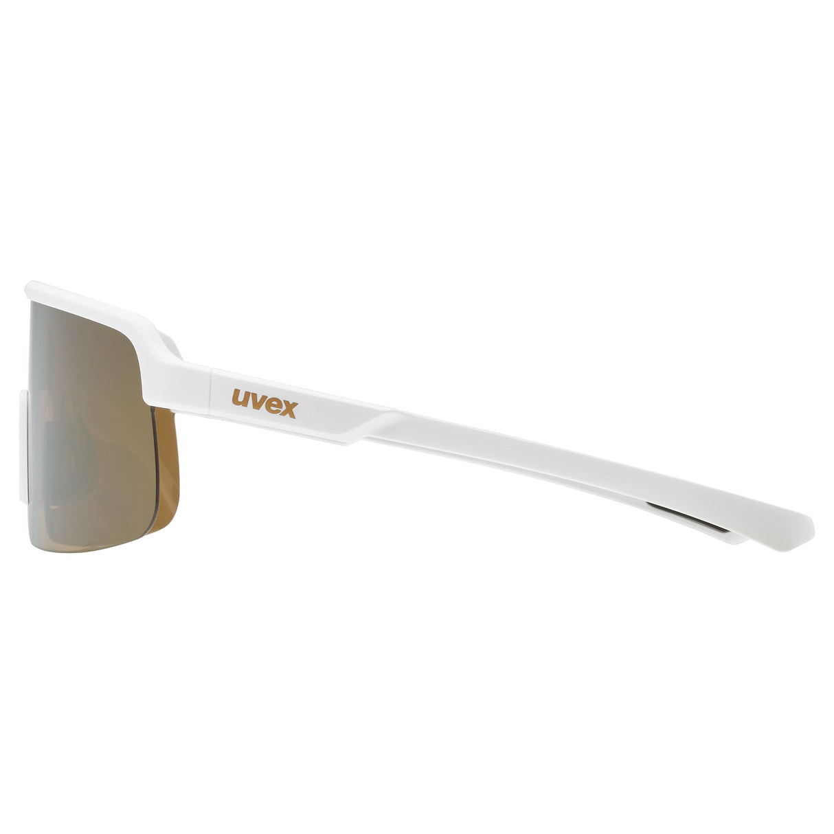 Uvex Dyrt Glasses - White Matt Mirror Gold