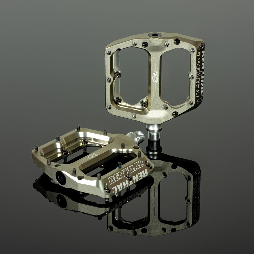 Renthal Revo-F Flat Pedals Gold