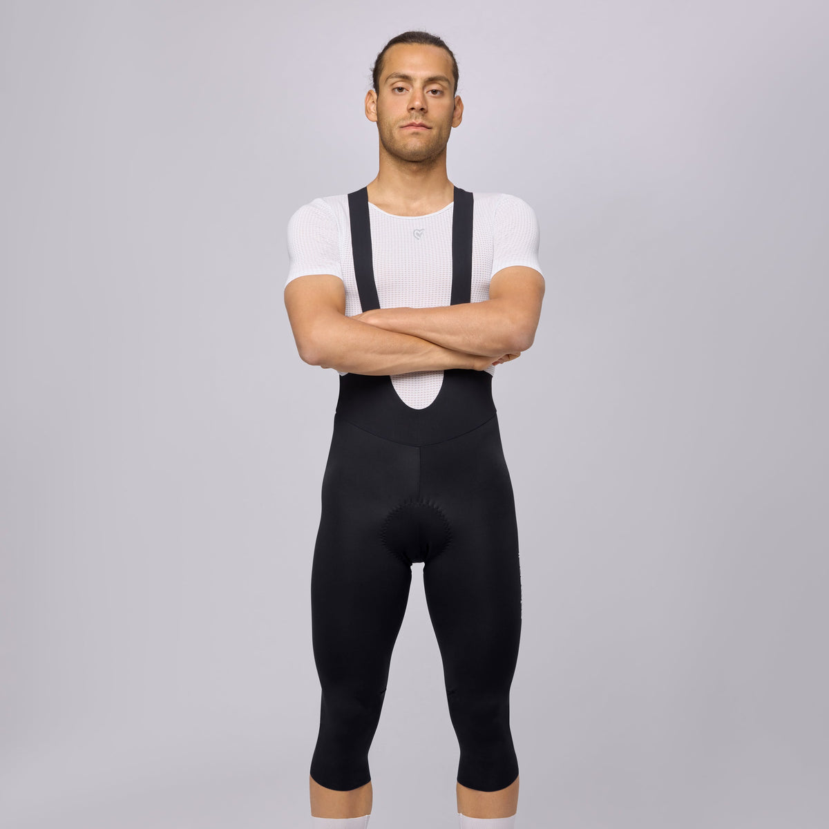 Trägerhose 3/4 Winter-Pissei Primapelle - Schwarz