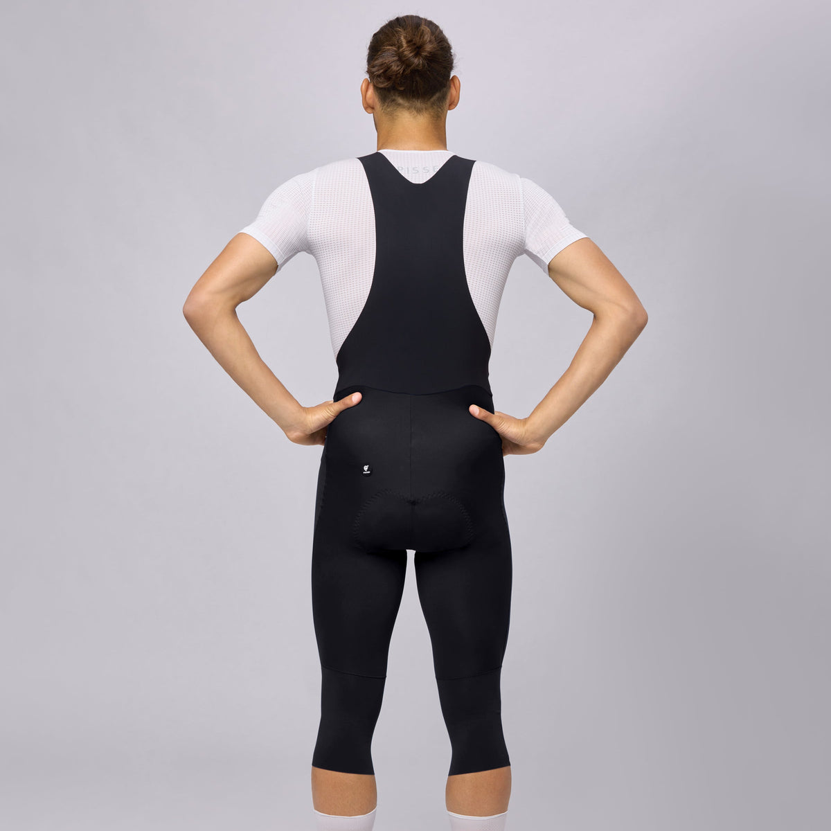 Trägerhose 3/4 Winter-Pissei Primapelle - Schwarz
